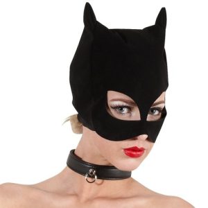 Bad Kitty Faux Leather Cat Mask