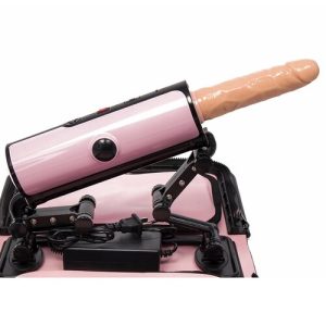 Bondara Full Throttle Pink Sex Machine with Dildo