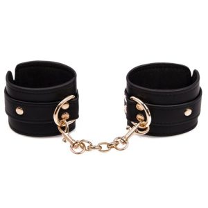 Bondara Luxe Gilded Cage Faux Leather Handcuffs