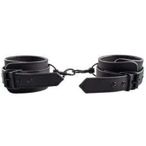 Bondara Matte Black Detachable Handcuffs
