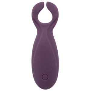Bondara Purple Silicone Rechargeable Vibrating Nipple & Clit Stim