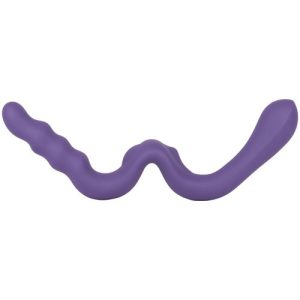 Bondara Wiggle Purple Silicone Double Ended Dildo - 17 Inch