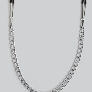 DOMINIX Deluxe Adjustable Tweezer Nipple Clamps with Chain