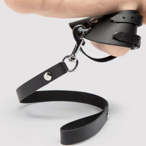 DOMINIX Deluxe Leather Ball Strap with Lead