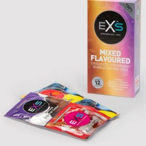 EXS Mixed Flavoured Latex Condoms (12 Pack)