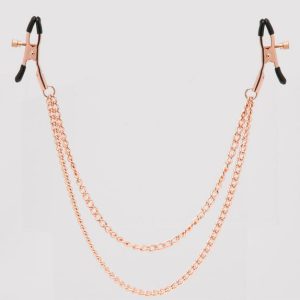 Entice Tiered Intimate Rose Gold Nipple Clamps