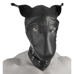 Fetish Bondage Puppy Mask Hood