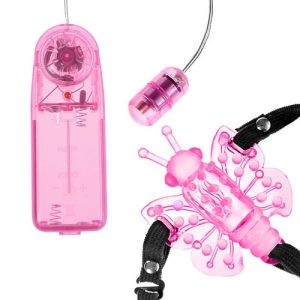Fly High Strap On Butterfly Clitoral Stimulator