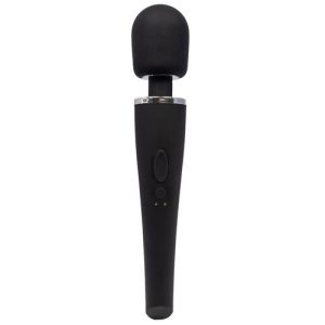 Hex Triple Black 10 Function Rechargeable Wand Vibrator