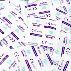 Lovehoney Health Extra Thin Lubricated Latex Condoms (100 Pack)