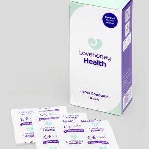 Lovehoney Health Extra Thin Lubricated Latex Condoms (12 Pack)
