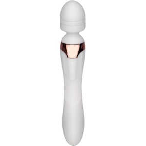 Mon Amour White Rose Gold 14 Function 2-in-1 Wand & G-Spot Vibe