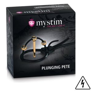 Mystim Plunging Pete Electro Sex Corona Glans Strap Penis Plug