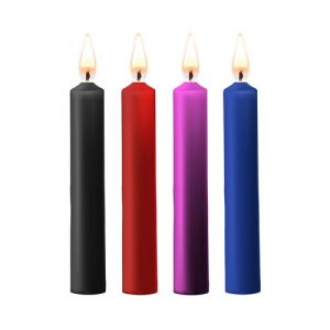Ouch! Teasing Mixed 4 Pack Bondage Candles - Medium or Large
