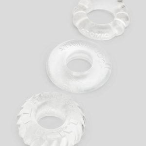 Oxballs Bonemaker Cock and Ball Ring Set Clear (3 Pack)