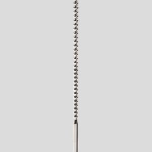 Penis Plug 8mm Double Ended Stainless Steel Ribbed Urethral Dilator