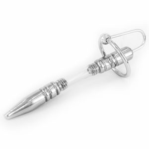 Torment Stainless Steel Flexible Penis Plug - 10cm