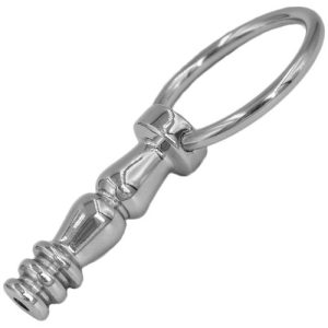Torment Stainless Steel Hourglass Penis Plug