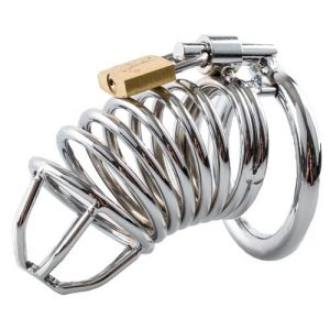 Torment Stainless Steel Spiral Chastity Cage