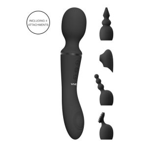 VIVE 20 Function G-Spot Pulsator & Wand Vibe With 4 Attachments